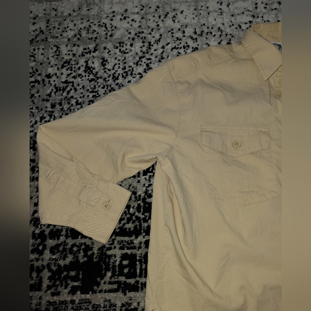 Future Collective x Reese Blutstein Tan Oversized Western Shirt XS Limited Ed - Picture 7 of 13